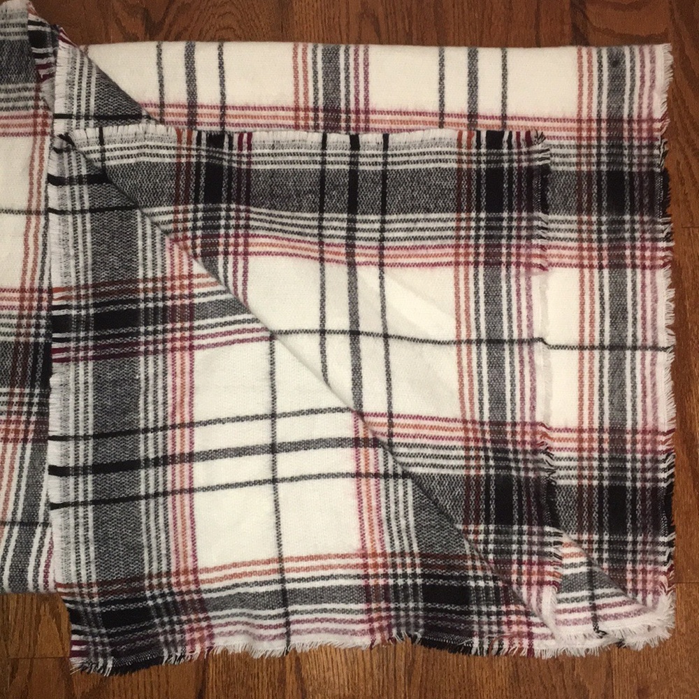 ZARA PLAID BLANKET SCARF - SUPER COZY AND SOFT